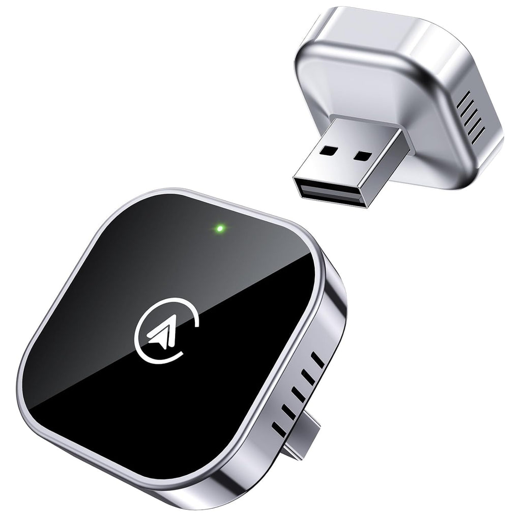 DriveLink Pro™ 2-in-1 Wireless CarPlay & Android Auto Adapter