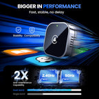 DriveLink Pro™ 2-in-1 Wireless CarPlay & Android Auto Adapter