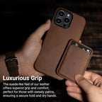 HeritageGrip™ Vintage Leather MagSafe Case