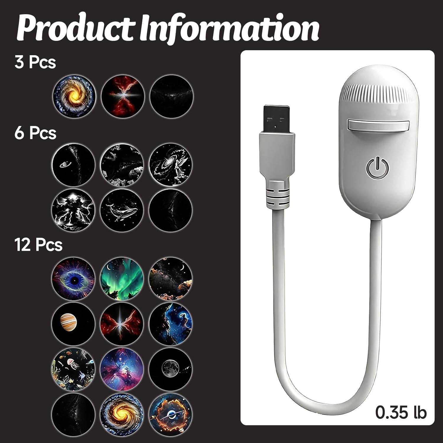 StarFlex™ 360° Galaxy USB Projector