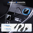 DriveLink Pro™ 2-in-1 Wireless CarPlay & Android Auto Adapter