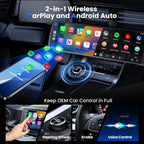DriveLink Pro™ 2-in-1 Wireless CarPlay & Android Auto Adapter