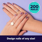 GlamPop™ Instant Nail Art Studio Kit (200 Designs)