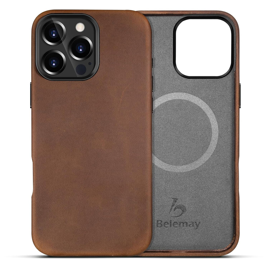 HeritageGrip™ Vintage Leather MagSafe Case