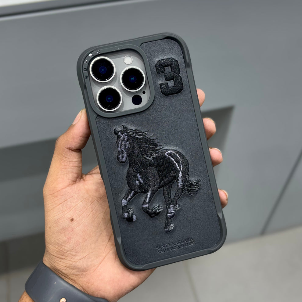 Equinox™ Polo Embroidered Leather Case (Heritage Edition)