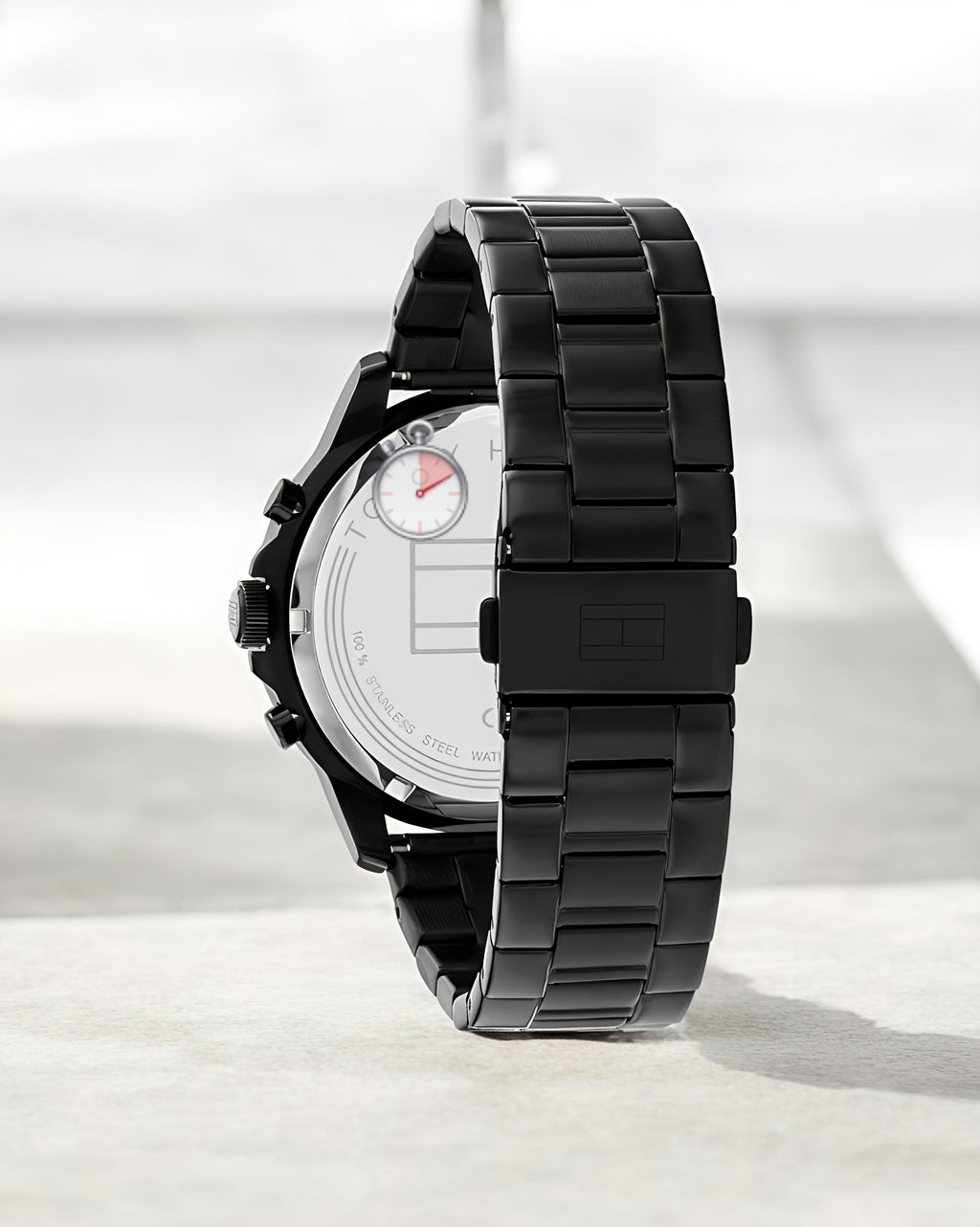 Tom-my Hilfig-er Men Black Dial Analog Watch