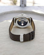 Tiss-ot Mens Tradition Powermatic 80 Open Heart 40mm Watch