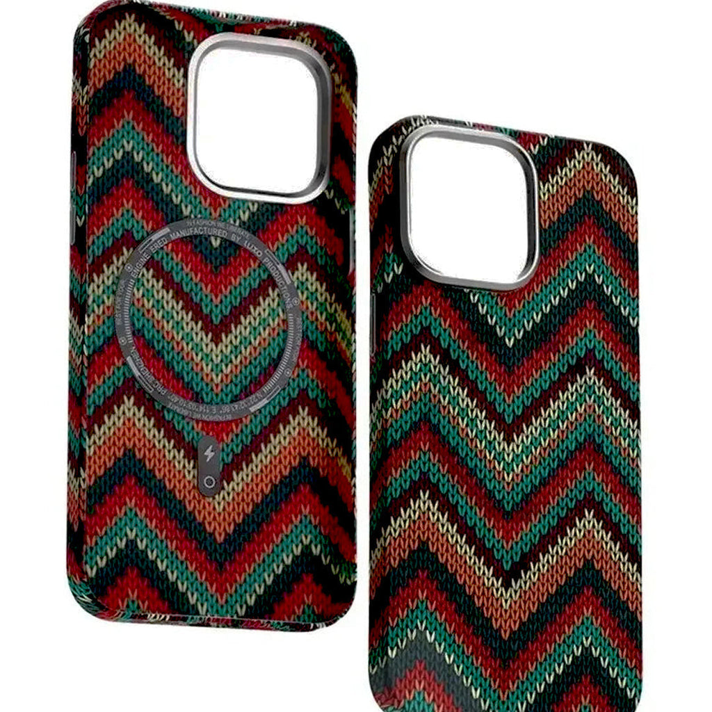 BohoWave™ Zigzag Knit Texture Case