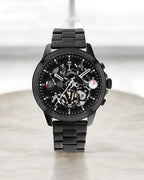 Tom-my Hilfig-er Men Black Dial Analog Watch