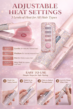 GlamGlide™ Crystal Hair Styler Brush